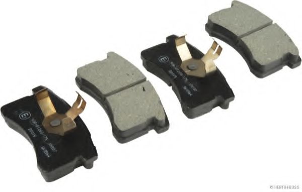 Комплект тормозных колодок, дисковый тормоз HERTH+BUSS JAKOPARTS J3606015