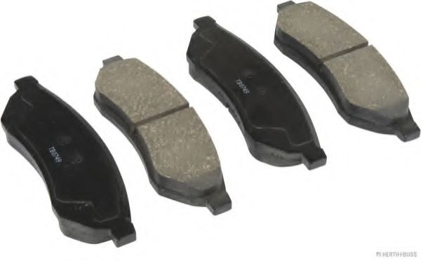 Комплект тормозных колодок, дисковый тормоз HERTH+BUSS JAKOPARTS J3610902
