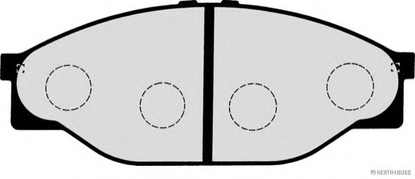 Комплект тормозных колодок, дисковый тормоз DON MDB1535