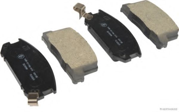 Комплект тормозных колодок, дисковый тормоз HERTH+BUSS JAKOPARTS J3612009