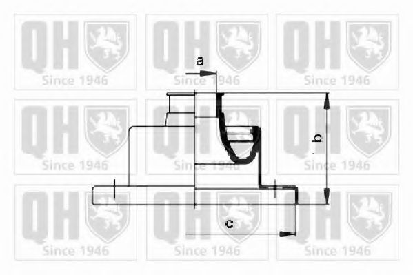 Комплект пылника, приводной вал QUINTON HAZELL QJB445