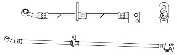 Тормозной шланг FERODO FHY3287