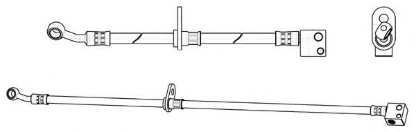 Тормозной шланг FERODO FHY3286