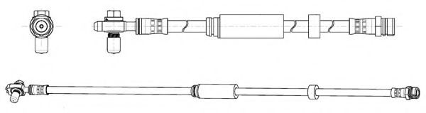 Тормозной шланг FERODO FHY3284