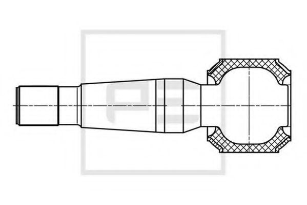 ремонтный комплект, рычаг подвески PE Automotive 013.003-00A