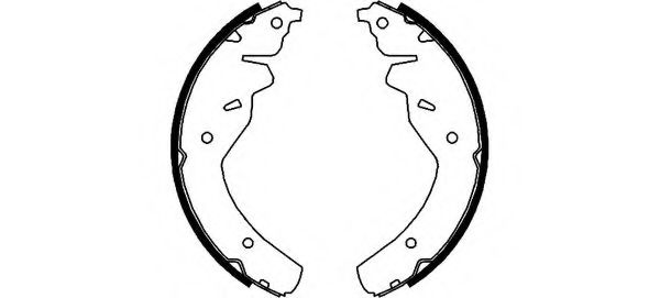 Комплект тормозных колодок MINTEX MFR413