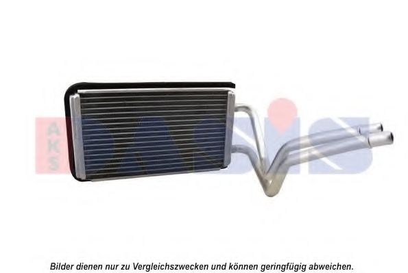 Теплообменник, отопление салона AKS DASIS FD6317