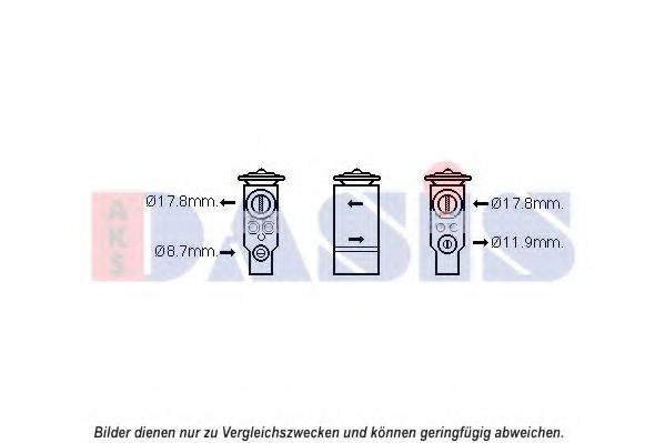 Расширительный клапан, кондиционер AKS DASIS 840251N
