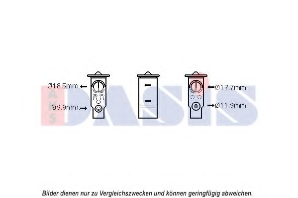 Расширительный клапан, кондиционер AKS DASIS 840258N