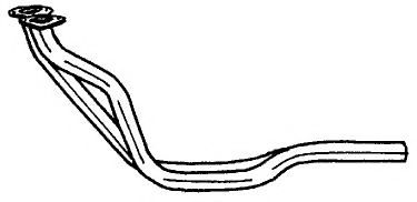 Труба выхлопного газа AKS DASIS SG60118