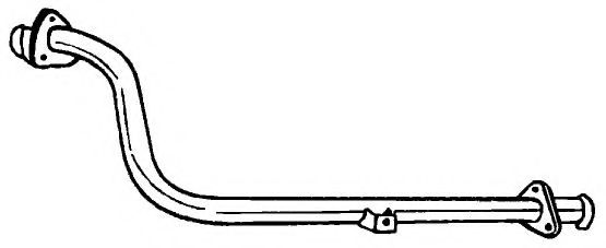 Труба выхлопного газа AKS DASIS SG53106