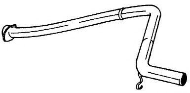 Труба выхлопного газа AKS DASIS SG50214