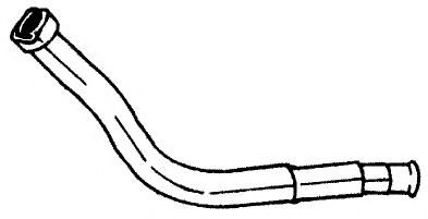 Труба выхлопного газа AKS DASIS SG45125