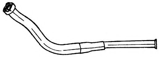 Труба выхлопного газа AKS DASIS SG45124