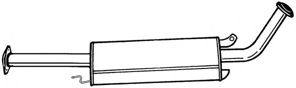 Средний глушитель выхлопных газов AKS DASIS SG38430