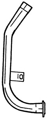 Труба выхлопного газа AKS DASIS SG32101