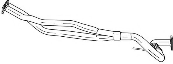 Труба выхлопного газа AKS DASIS SG26112
