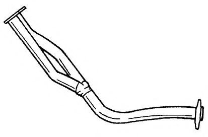 Труба выхлопного газа AKS DASIS SG25183