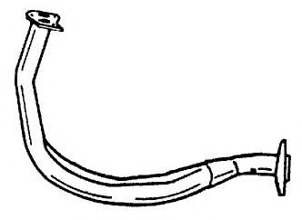 Труба выхлопного газа AKS DASIS SG25134