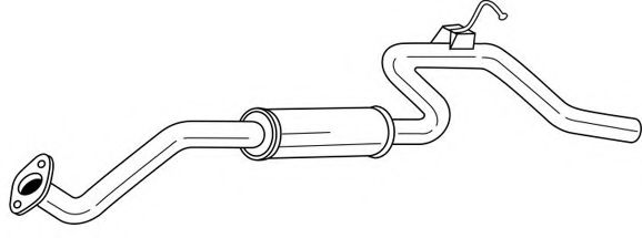 Глушитель выхлопных газов конечный AKS DASIS SG24624