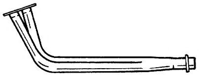 Труба выхлопного газа AKS DASIS SG22103
