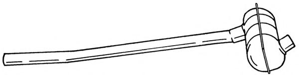 Средний глушитель выхлопных газов AKS DASIS SG16412