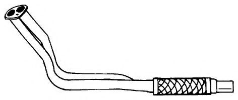 Труба выхлопного газа AKS DASIS SG16104