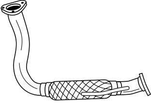 Труба выхлопного газа AKS DASIS SG13163