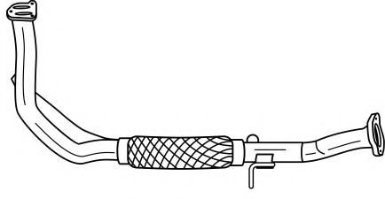 Труба выхлопного газа AKS DASIS SG13158