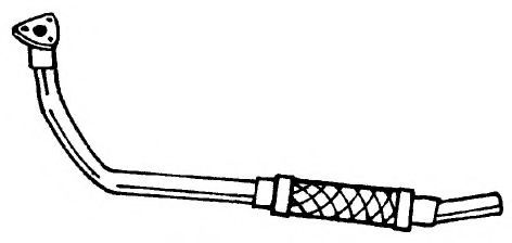 Труба выхлопного газа AKS DASIS SG12183