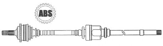 Приводной вал FARCOM 121784