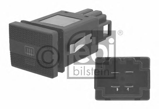 Выключатель, обогреватель заднего стекла FEBI BILSTEIN 17874