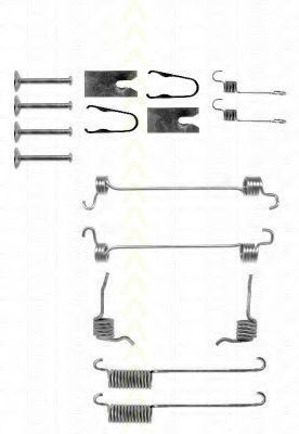 Комплектующие, тормозная колодка TRISCAN 8105 162588