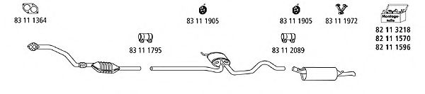 Система выпуска ОГ HJS Au_667