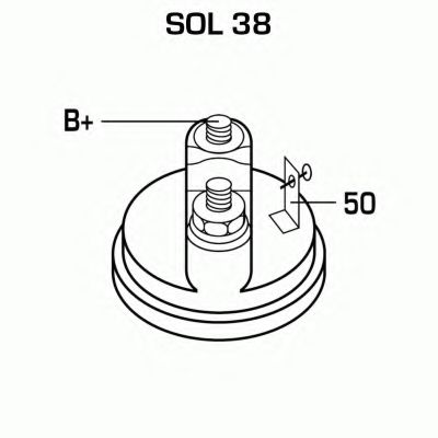 Стартер DELCO REMY DS1502