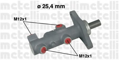 Главный тормозной цилиндр METELLI 05-0578