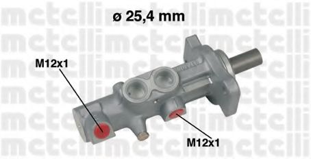 Главный тормозной цилиндр METELLI 05-0579
