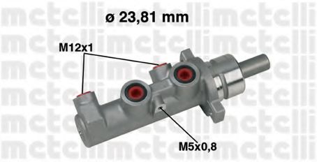 Главный тормозной цилиндр METELLI 05-0317