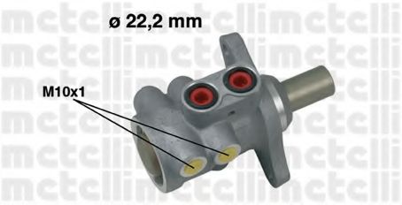 Главный тормозной цилиндр METELLI 05-0532
