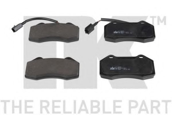 Комплект тормозных колодок, дисковый тормоз NK 222397