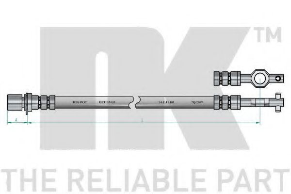Тормозной шланг NK 854548
