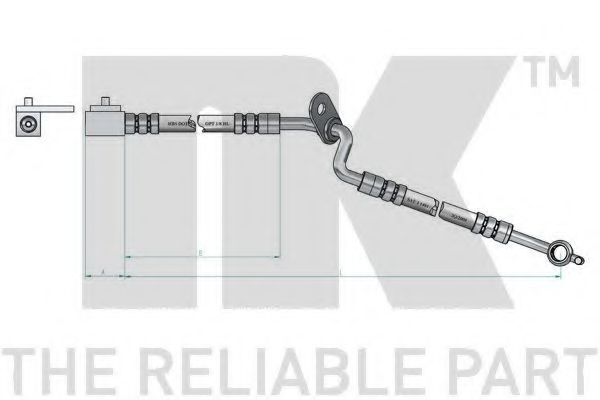 Тормозной шланг NK 853258