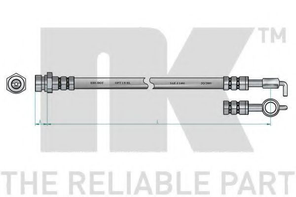 Тормозной шланг NK 853503