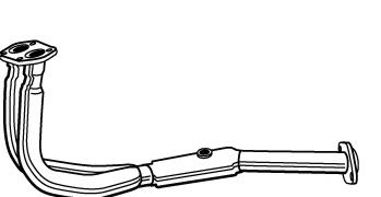 Труба выхлопного газа FONOS 07561