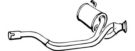 Средний глушитель выхлопных газов FONOS 613421