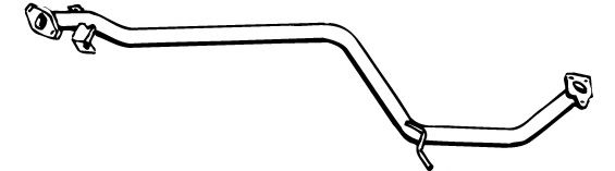 Труба выхлопного газа FONOS 15723