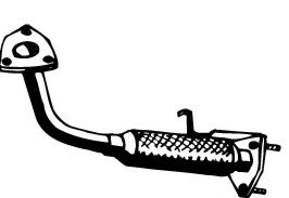 Труба выхлопного газа FONOS 18118