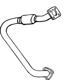 Труба выхлопного газа FONOS 18208