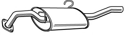 Глушитель выхлопных газов конечный ROSI 15767