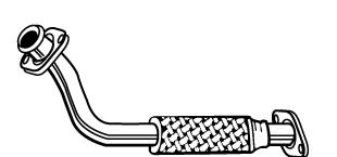 Труба выхлопного газа FONOS 21794